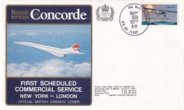 Erstflug British Airways CONCORDE New York - London 1977
