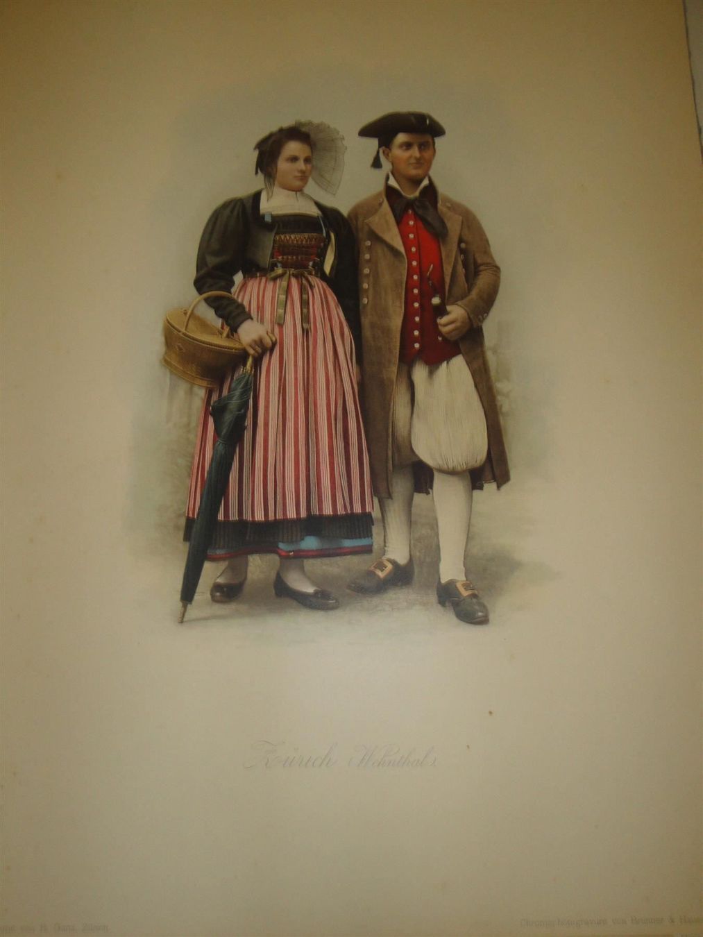 Grafiken & Lithographien: Schweizer Trachten Chromolithos 35 Stk.( Schundpreis) – Gebraucht aus Trachslau von post35 1