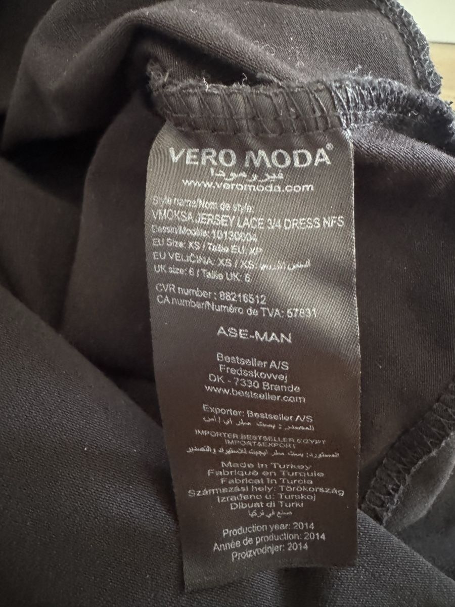 Vero Moda Kleider: Spitzenkleid Vero Moda schwarz XS – Gebraucht aus Tscheppach von SeBoJo 2