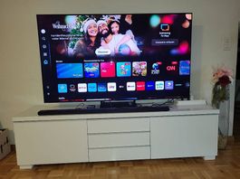 Samsung OLED 65" TV (Soundbar and Woofer) QE65S90C 4K UHD QD