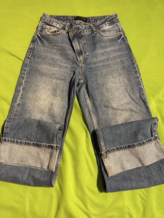 Damen Jeans Z1975 Zara blau hoher Bund guter Zustand