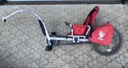 Kinder Anhänger Weehoo für Radtouren im Sommer