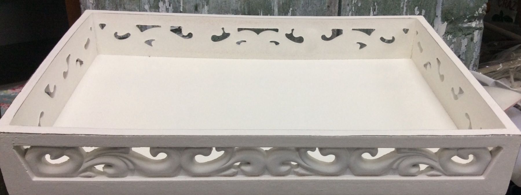 Tablet PC: Shabby - Holztablett romantisch – Nuovo (secondo la descrizione) da Kesswil venduto da Nicole220870 1