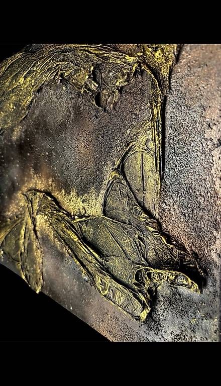 Dipinti: Exklusives 3D-Acrylgemälde Aurum et Umbra – Nuovo (secondo la descrizione) da Rubigen venduto da Julnash 1
