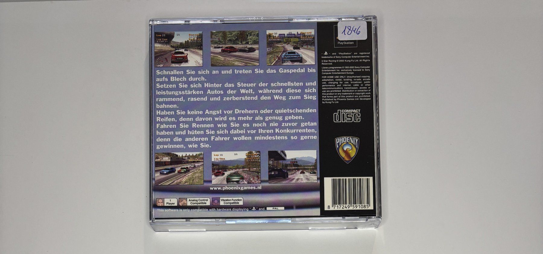Giochi: PS1 - 5 Star Racing – Usato da Allschwil venduto da Bullach 2