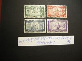 1945 LUXEMBURG BEFREIUNG ZST 378/8, POSTFRISCH/*falz