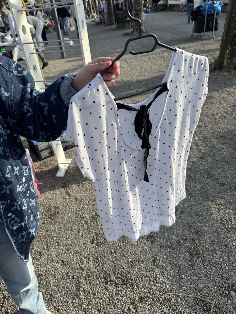 H&M Camicette: Sommerliches Punktemuster Top, Grösse S – Nuovo (secondo la descrizione) da Güttingen venduto da Nkskn 2