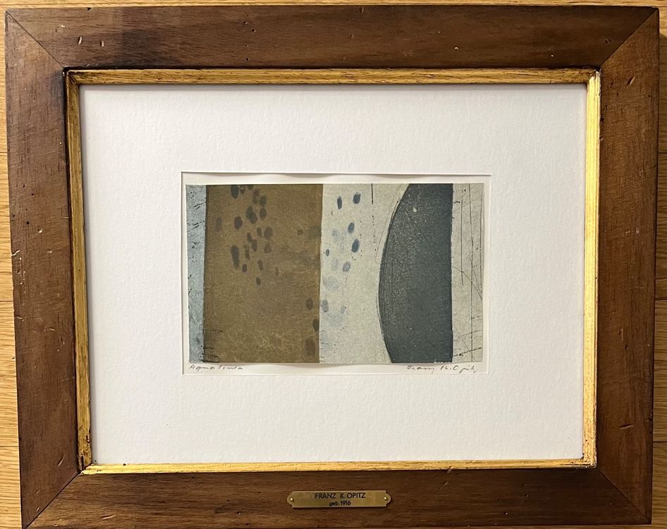 Franz Karl Opitz (1916-1998) Lithographie, Handsigniert | Kaufen auf ...