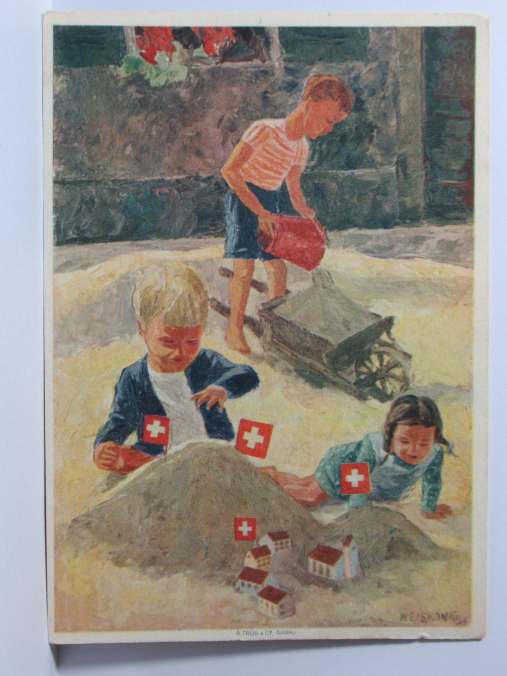 Cartes postales: Bundesfeier Postkarte  1937 – D'occasion à Grenchen par Bluemchen1900