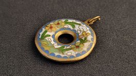Cloisonne-Anhänger Donut