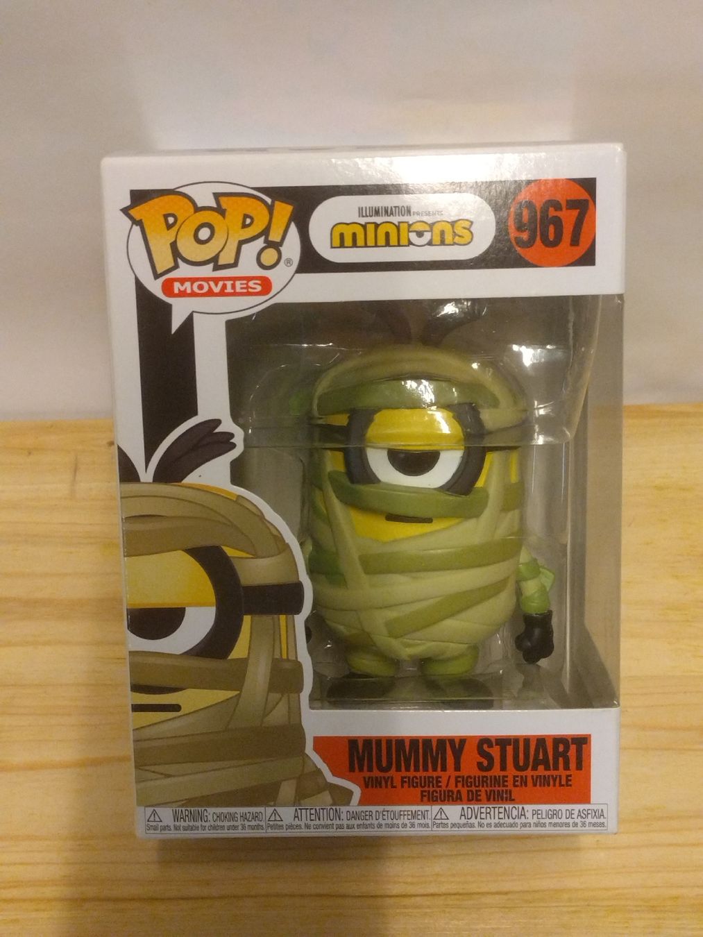Funko Statuette: Funko Pop Minions - Mummy Stuart 967 new – Nuovo (secondo la descrizione) da Farvagny-le-Grand venduto da LaCaverne