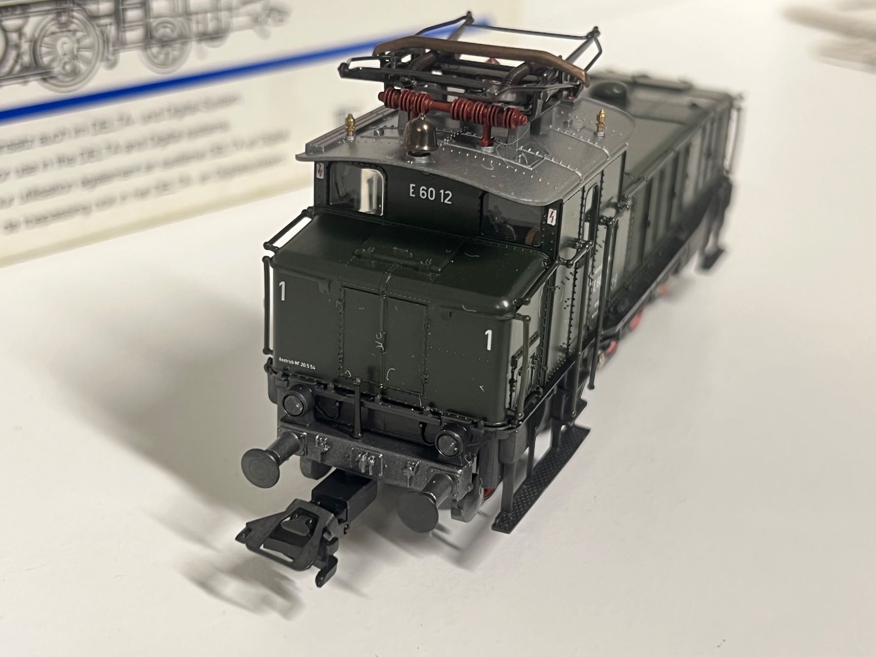 Märklin Modellini di ferrovie: Märklin BR E 60 3456 H0 AC – Nuovo e nell'imballaggio originale da Geroldswil venduto da TopTrain54 3
