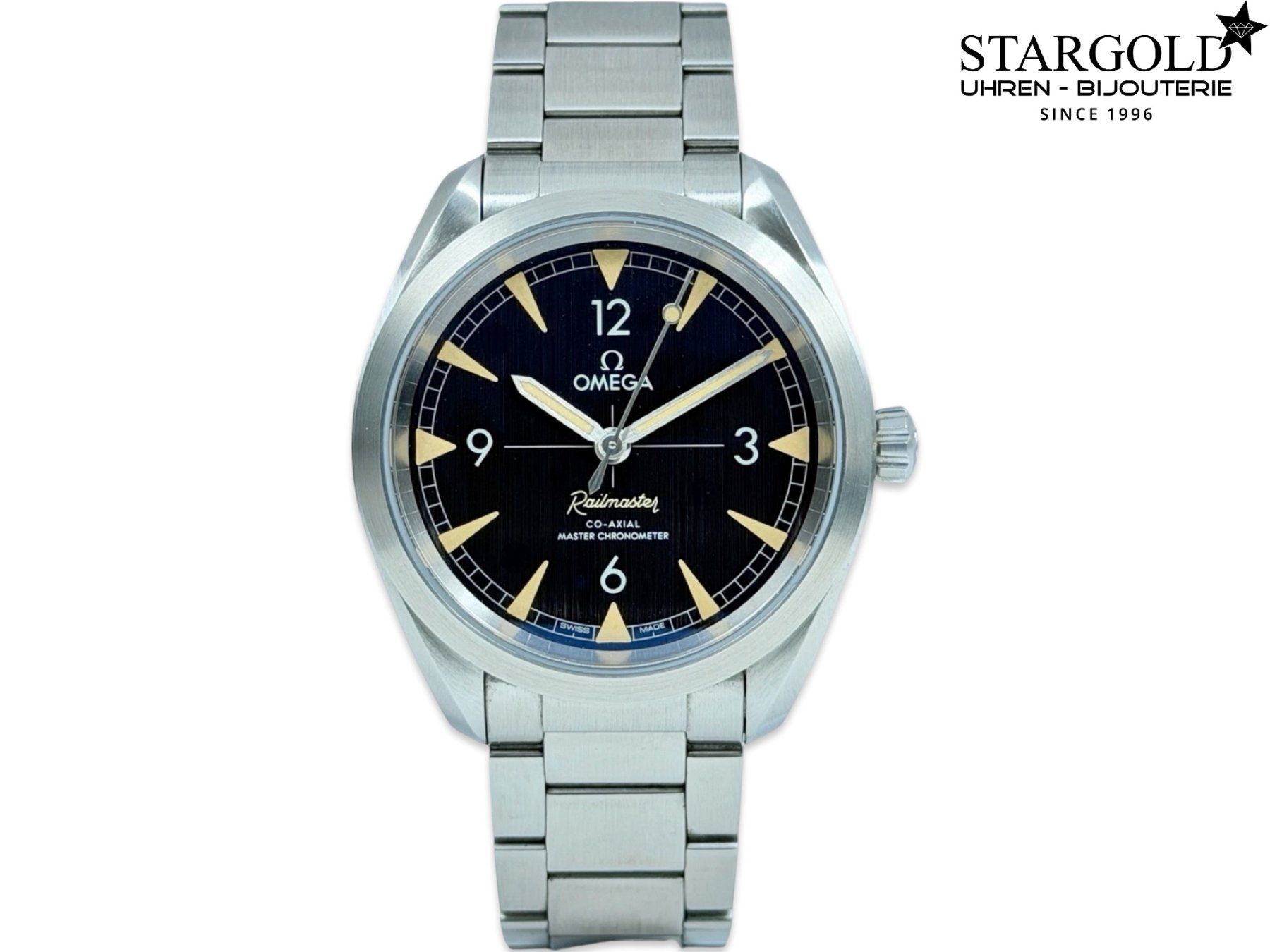 Omega Orologi: Omega Seamaster Railmaster - 220.10.40.20.01.001 – Usato da Zürich venduto da Stargold-Uhren
