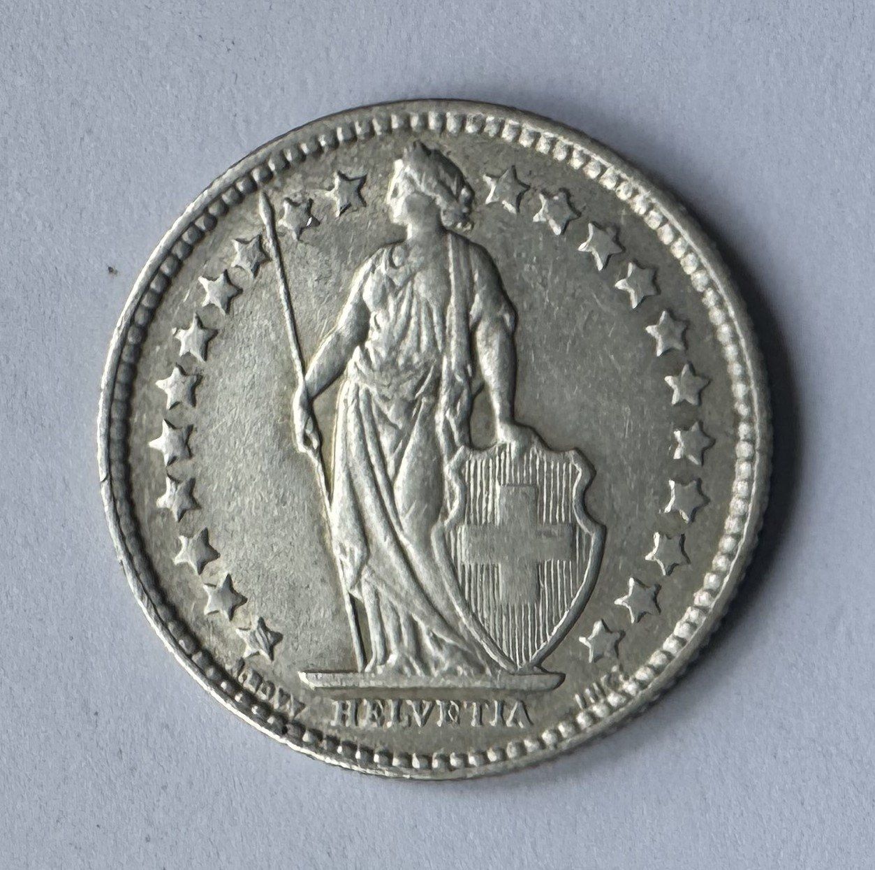 Tutti le monete: 1878 50 Rappen -unz – Usato da Kirchberg SG venduto da Zenhad69 1