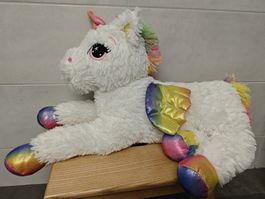Plüschtier Einhorn ca 50cm lang