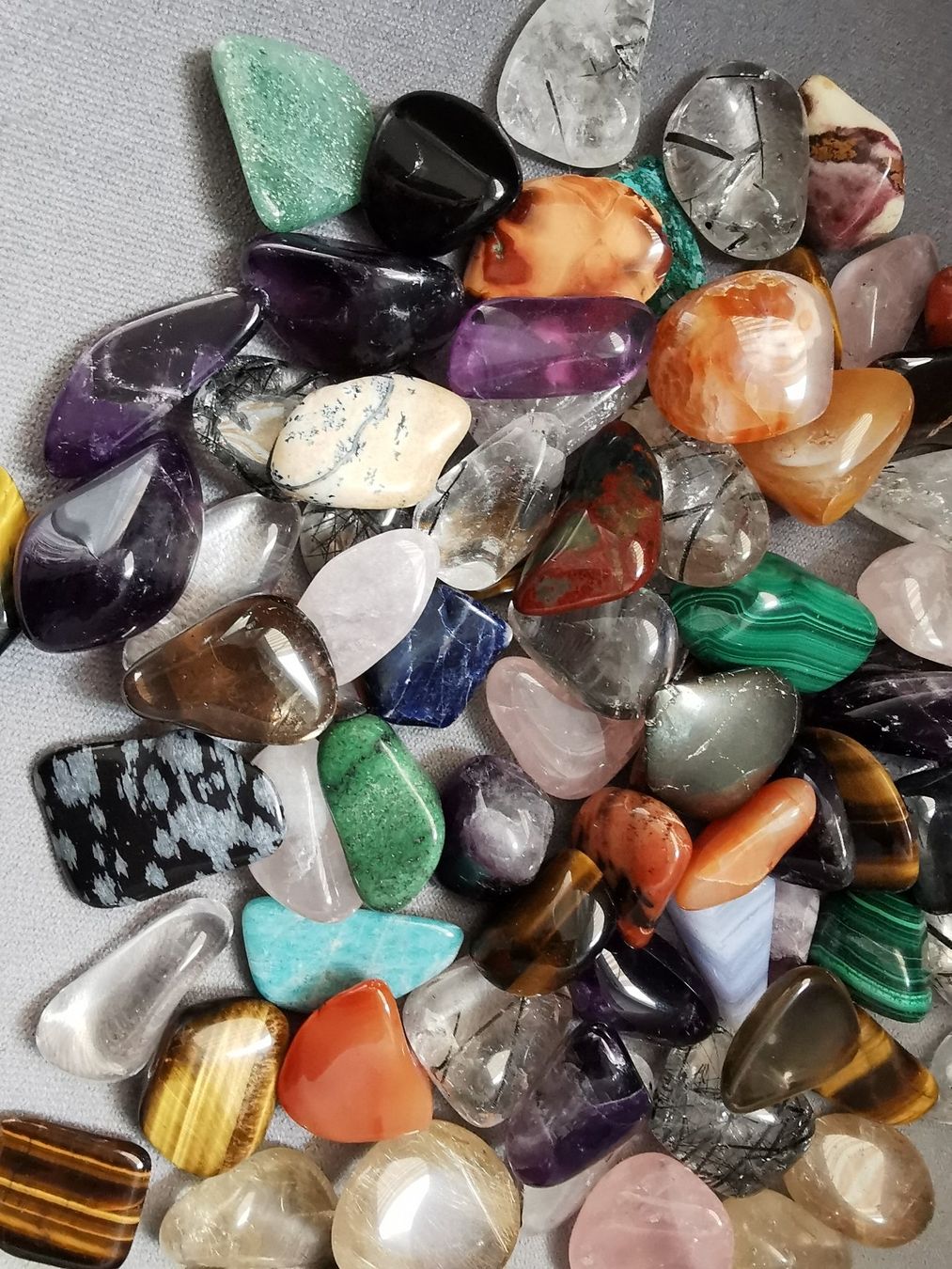 Pietre preziose: 40Stk.Schmucksteine MIX ca. 3cm gross – Nuovo e nell'imballaggio originale da Dierikon venduto da Buntspecht-10 7