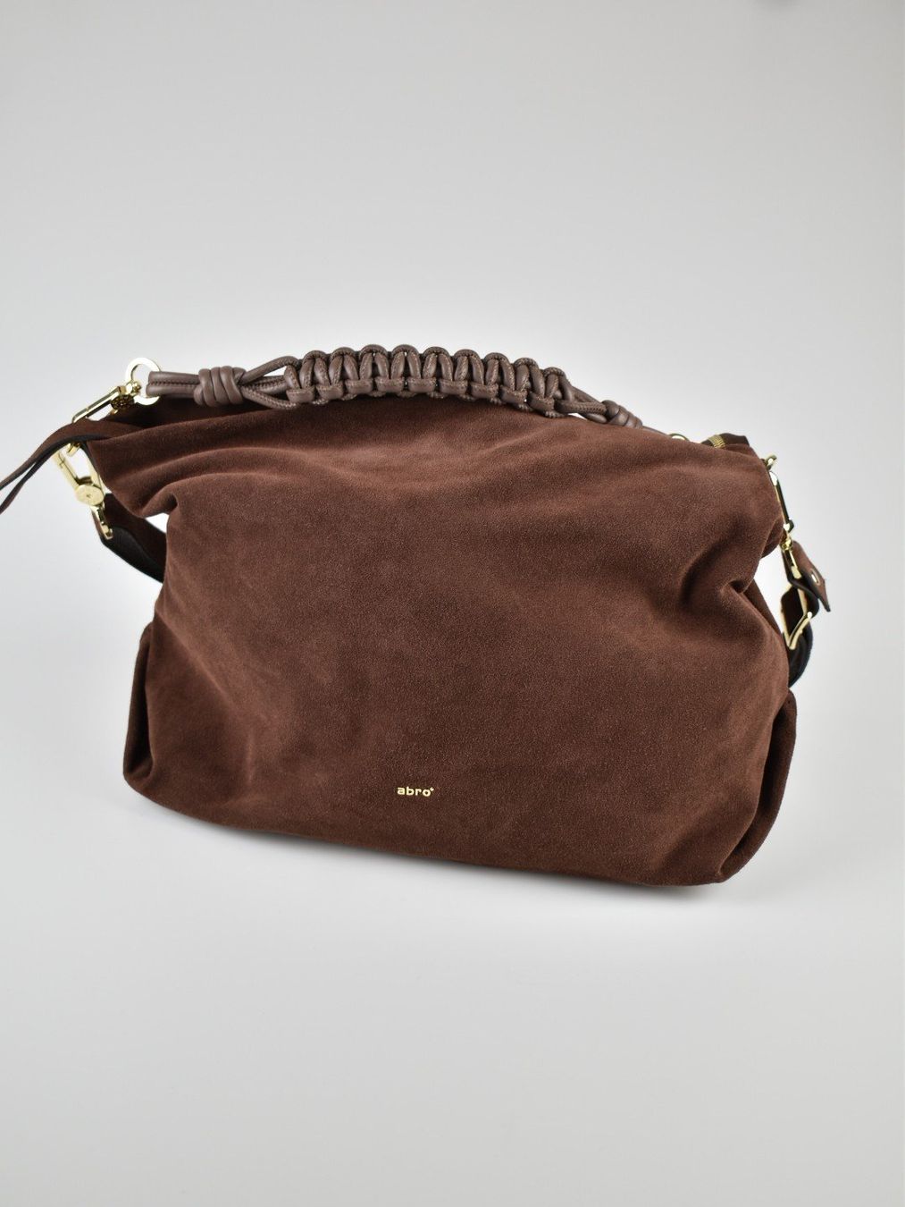 Abro Borse da donna: Abro Soley Handtasche, dunkelbraun, Wildleder – Usato da Nürensdorf venduto da 2ND_STORY
