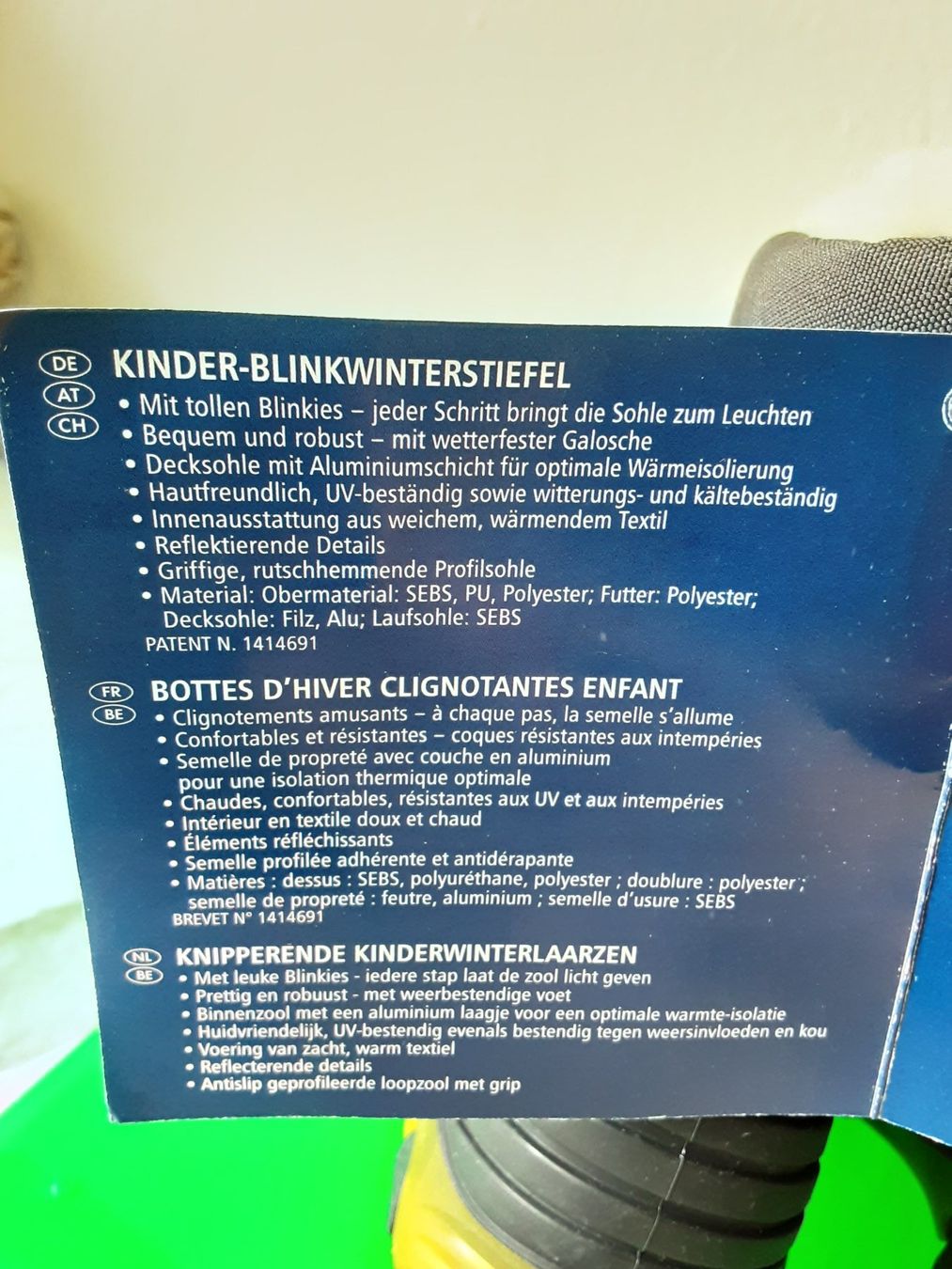 Schuhe für Jungen: Kinder Blinkwinterstiefel – Neu und originalverpackt aus Glattfelden von Roman2504 6