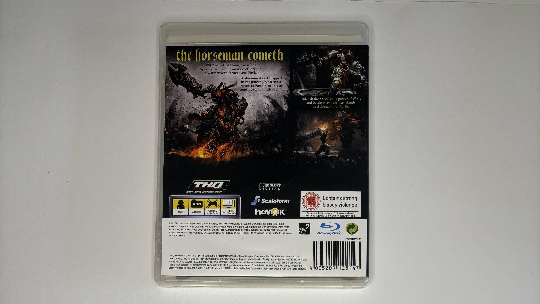 Giochi: PS3 - Darksiders – Usato da Allschwil venduto da Bullach 2