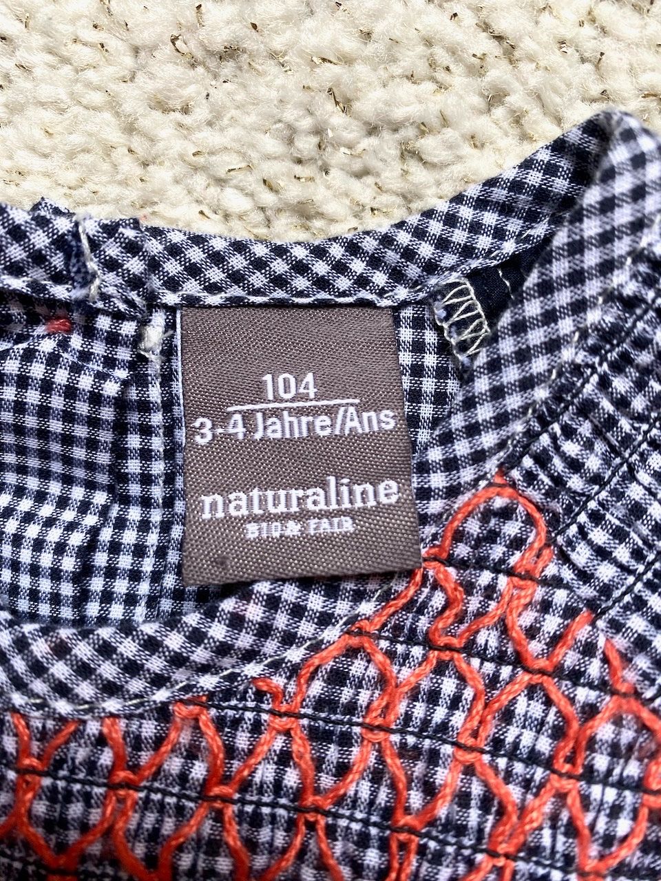 Camicette, T-shirt & Top: Süsse Bluse Gr. 104 mit Glitzersteinchen – Nuovo (secondo la descrizione) da Uster venduto da ros_pym8 4