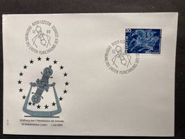 Schweiz 1969 Sonderstempel Cachet Marke Eröff 1.Planetarium