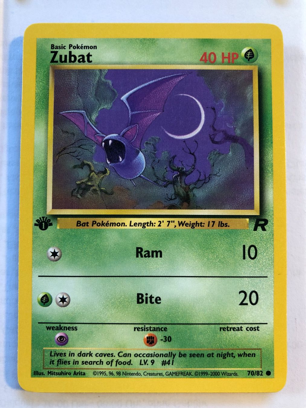 Sammelbilder & Trading cards: Zubat 1st Team Rocket - MINT - ab 1.- – Gebraucht aus Giubiasco von dan_pr8b