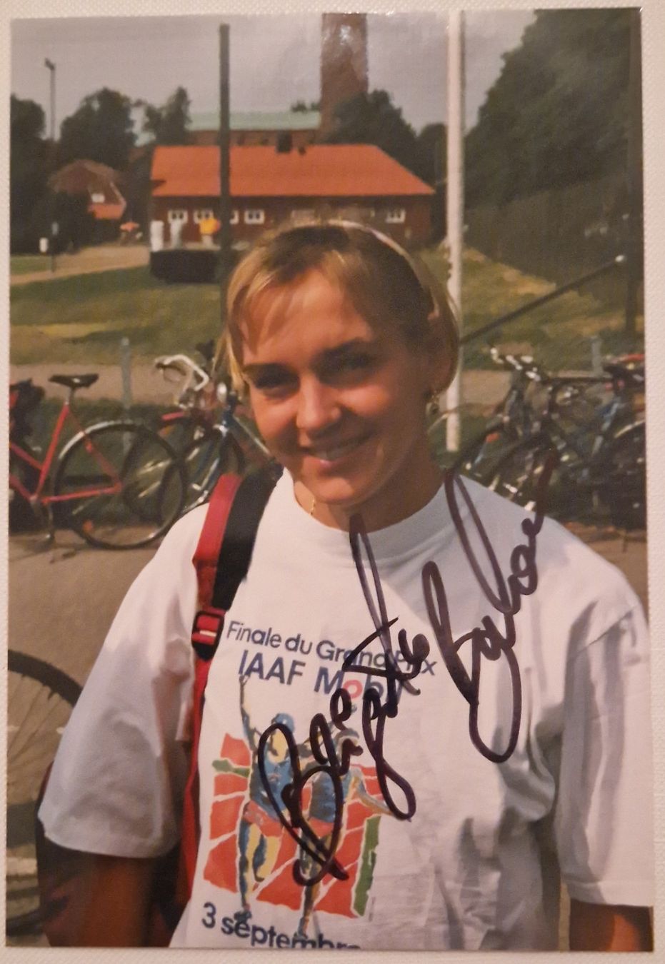 Autografi: Brigitta Bukovec - Leichtathletik – Usato da Menziken venduto da Autogramme
