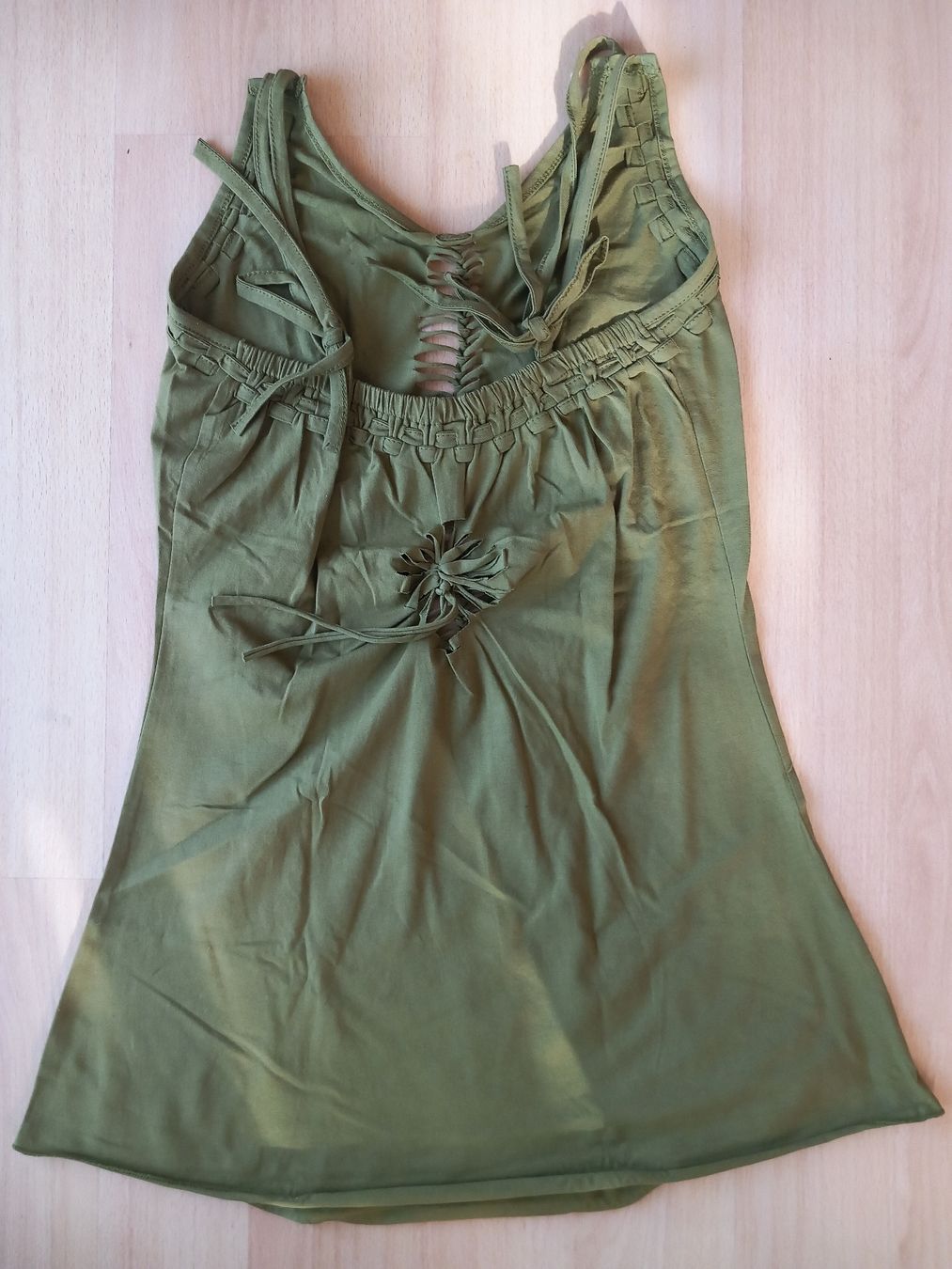 Top: Top vert en coton Hippie Goa – Nuovo (secondo la descrizione) da Faoug venduto da per_kp6r 1
