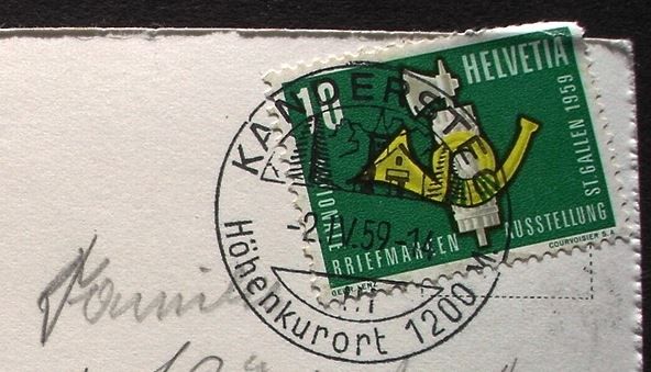 Cartes postales: KANDERSTEG Bahnhof mit Bahn – D'occasion à Jona par philajona 1