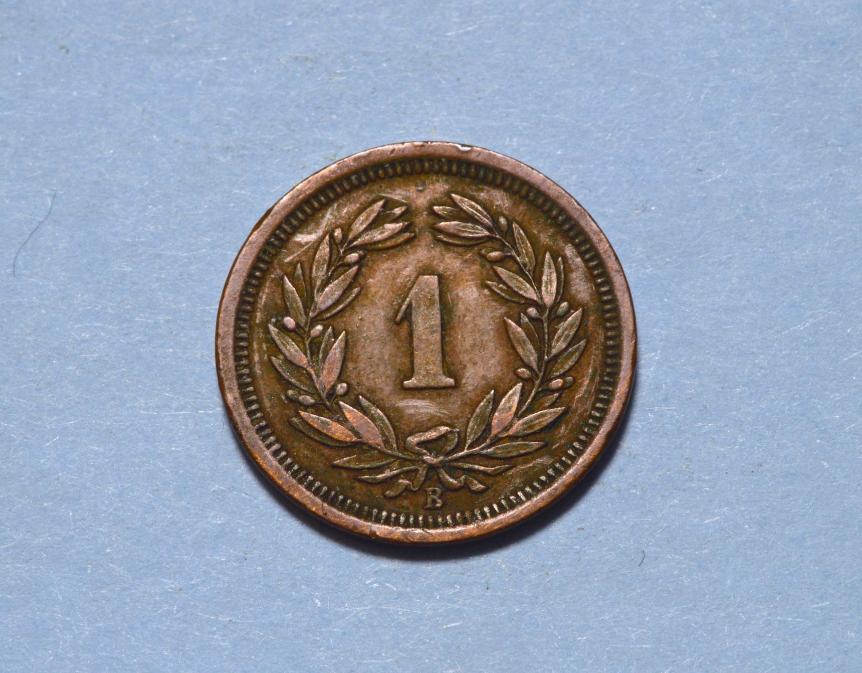 Tutti le monete: 1 Rappen 1894 – Usato da Oberglatt ZH venduto da ZH111 1