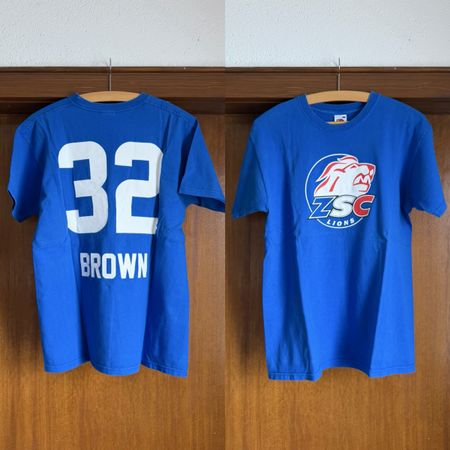ZSC Lions T-Shirt, Dustin Brown #32, Gr. M