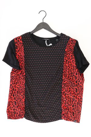 Scotch & Soda Kurzarmbluse Gr. L schwarz