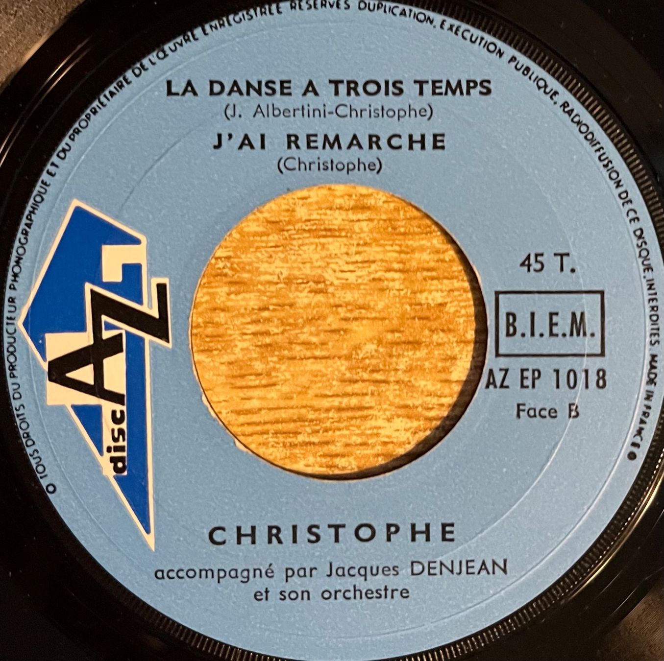 Vinyles: CHRISTOPHE - JE CHANTE POUR UN AMI – D'occasion à Bussigny par vinyl-pas-cher 3