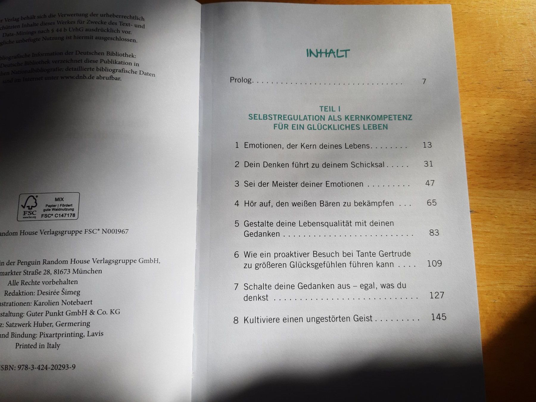 Libri: Vom Glück der richtigen Gedanken, Karolin Notebaert – Usato da Rotkreuz venduto da nigal 2