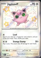 Pokémon – Jigglypuff 🇺🇸 - PAF-198 - Paldean Fates