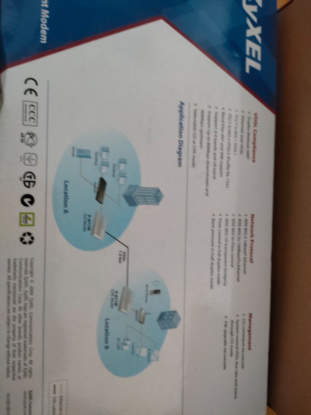 Zyxel Modems & Router: ZYXEL VDSL Point -to-Point Modem – Neu und originalverpackt aus zürich von  3