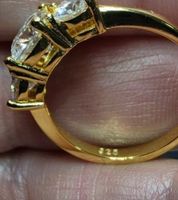 Bague argent avec diamants de moissanite de 2 ct certifiés