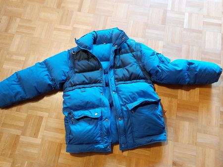 Winterjacke, Daunenjacke, Grösse 164, Blau - Warm