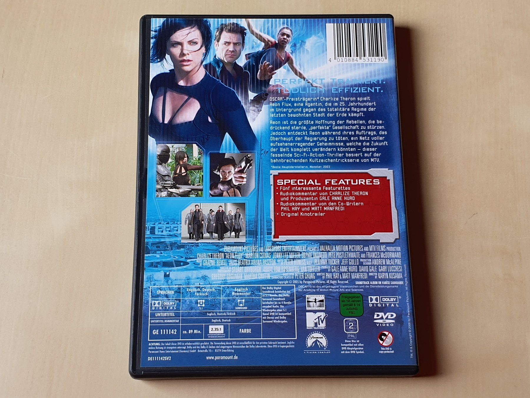 Tutti i DVDs: Aeon Flux – Usato da Stansstad venduto da collectorsshop 1