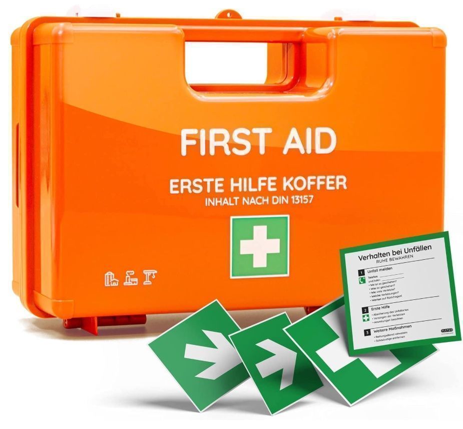 Kit di pronto soccorso: Erste-Hilfe-Koffer DIN 13157 – Nuovo e nell'imballaggio originale da Bülach venduto da StoreInShop.com