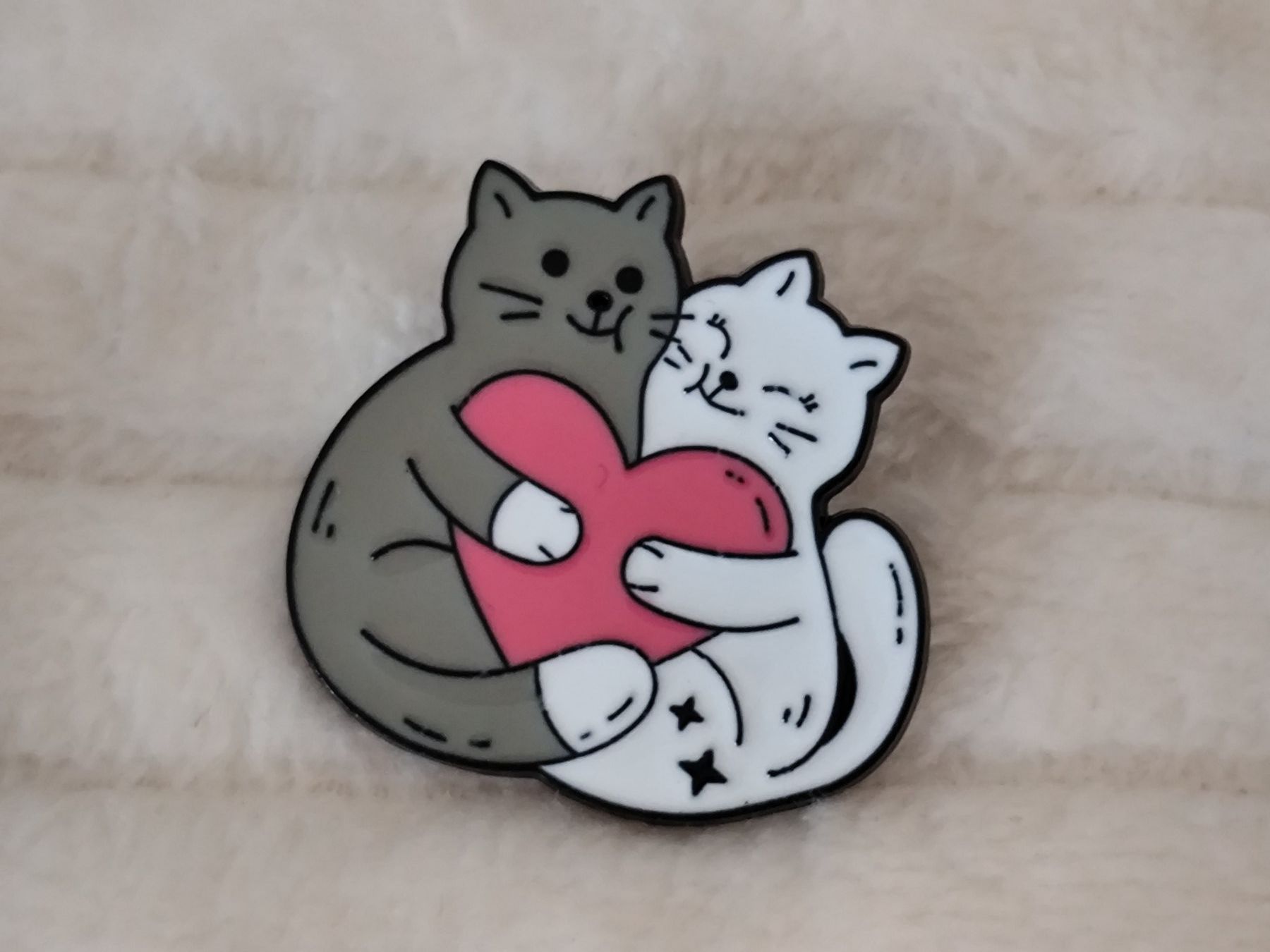Plaketten & Abzeichen: Pin: Cat-Lovers ca. 3 cm – Neu und originalverpackt aus Bettingen von hamau2012