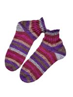 Kurzrohrsocken, Sneakersocken, handgestrickt, Grösse 36/37