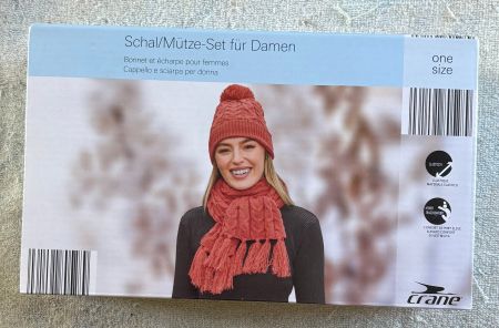 SCHAL-MÜTZE-SET FÜR DAMEN NEU & ORIGINALVERPACKT