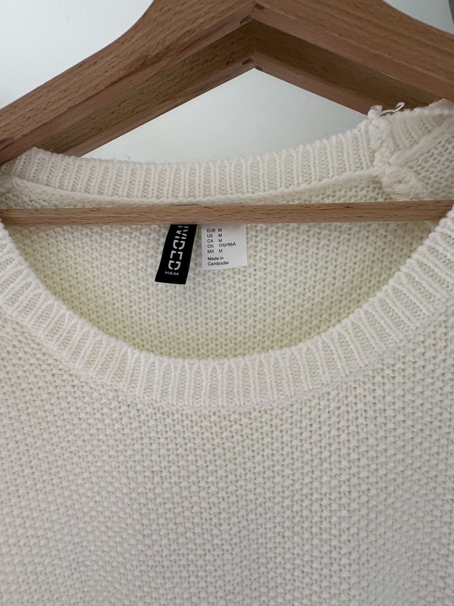 H&M Pullover & Sweatshirts: Pullover H&M weiss – Gebraucht aus Bern von Janina.Leandra 1