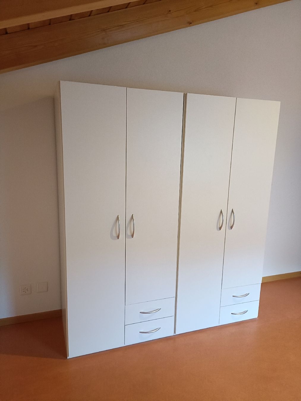 Armadi: Kleiderschrank weiss B82xT57xH185 – Usato da Landquart venduto da Werma1