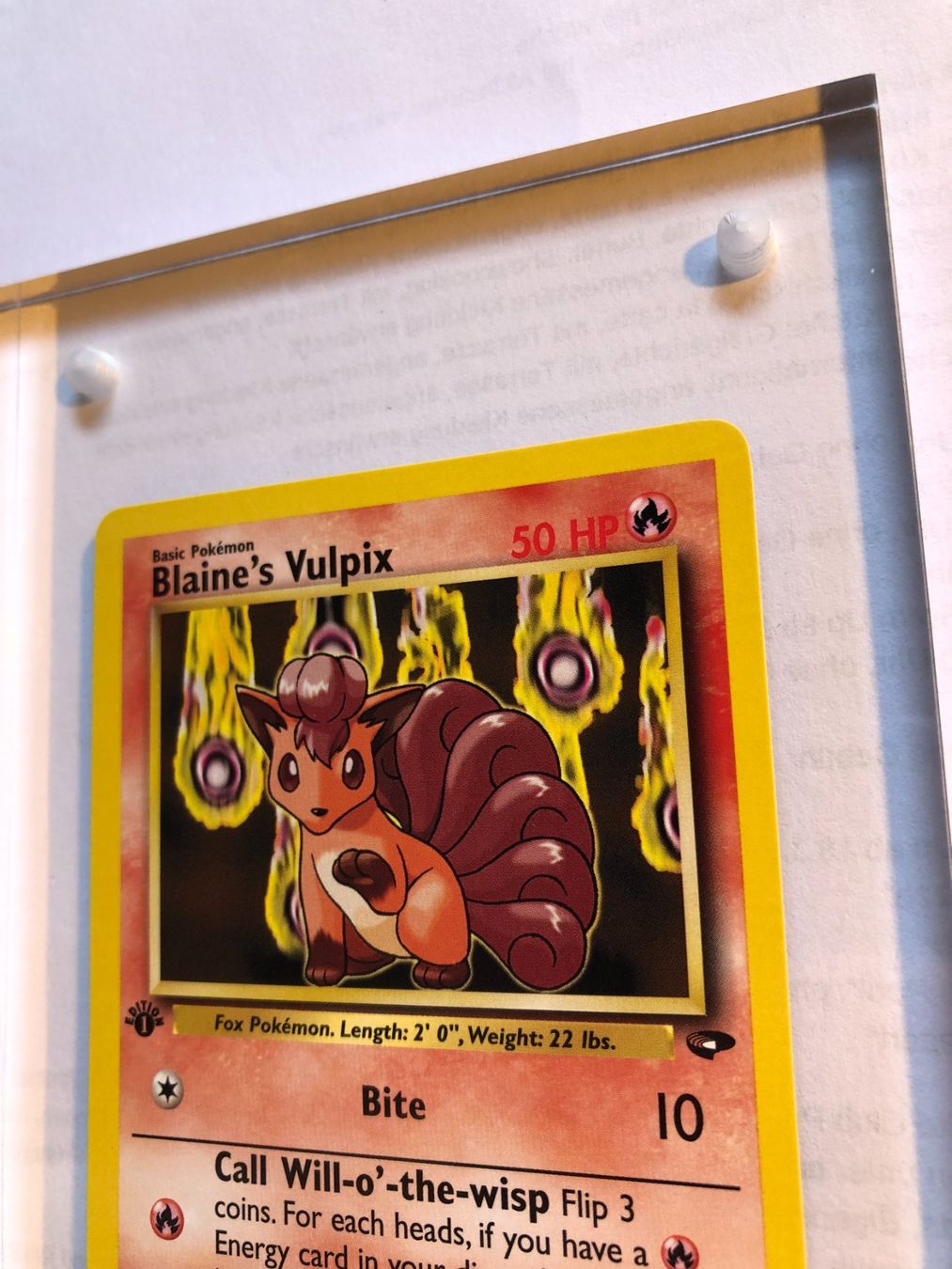 Carte collezionabili: Blaine's Vulpix 1st Gym Challenge - MINT - ab 1.- – Usato da Giubiasco venduto da dan_pr8b 3