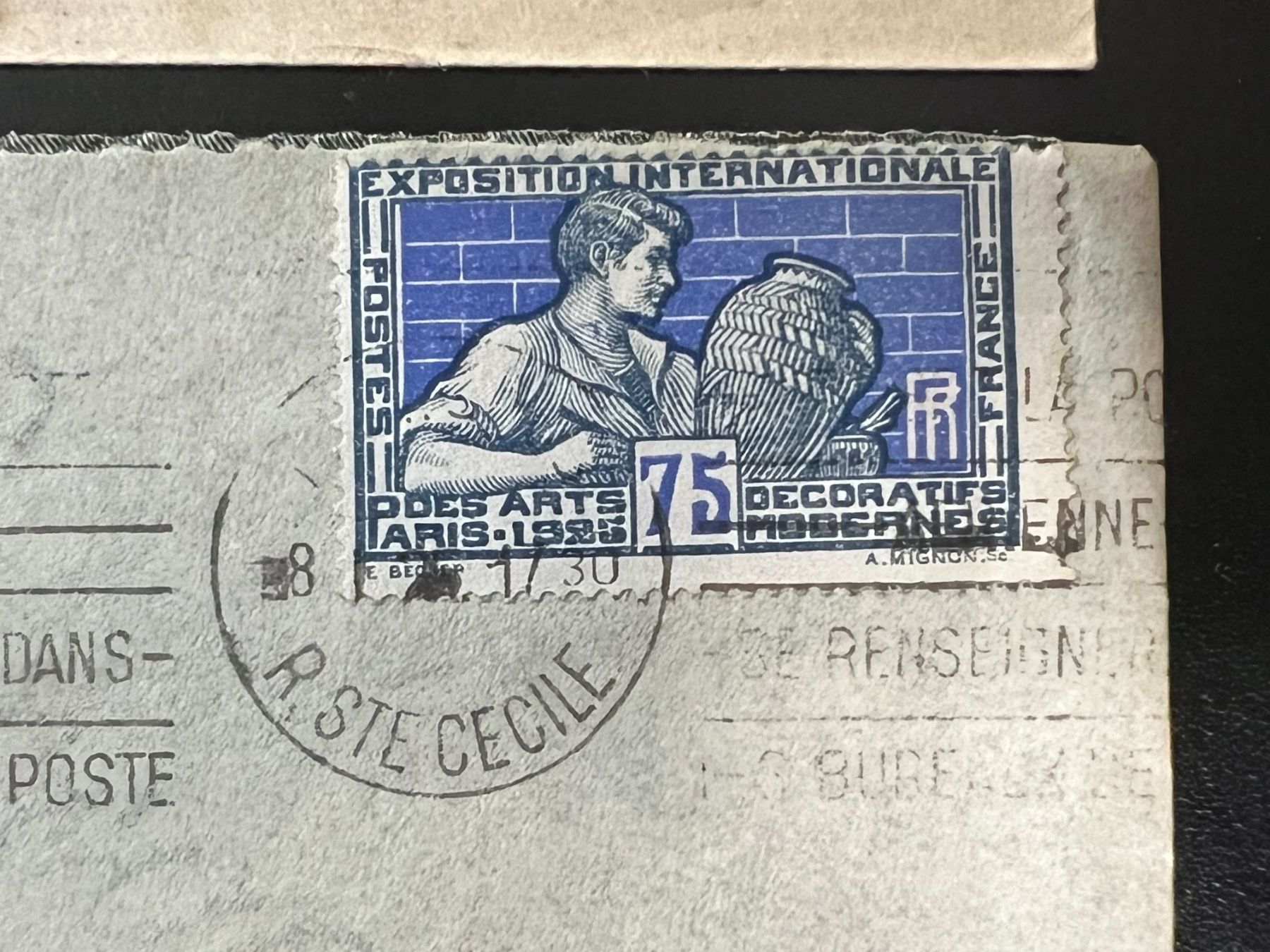 Alle Briefmarken: 4 enveloppes 1925 – Gebraucht aus Lausanne von ffhoud 3