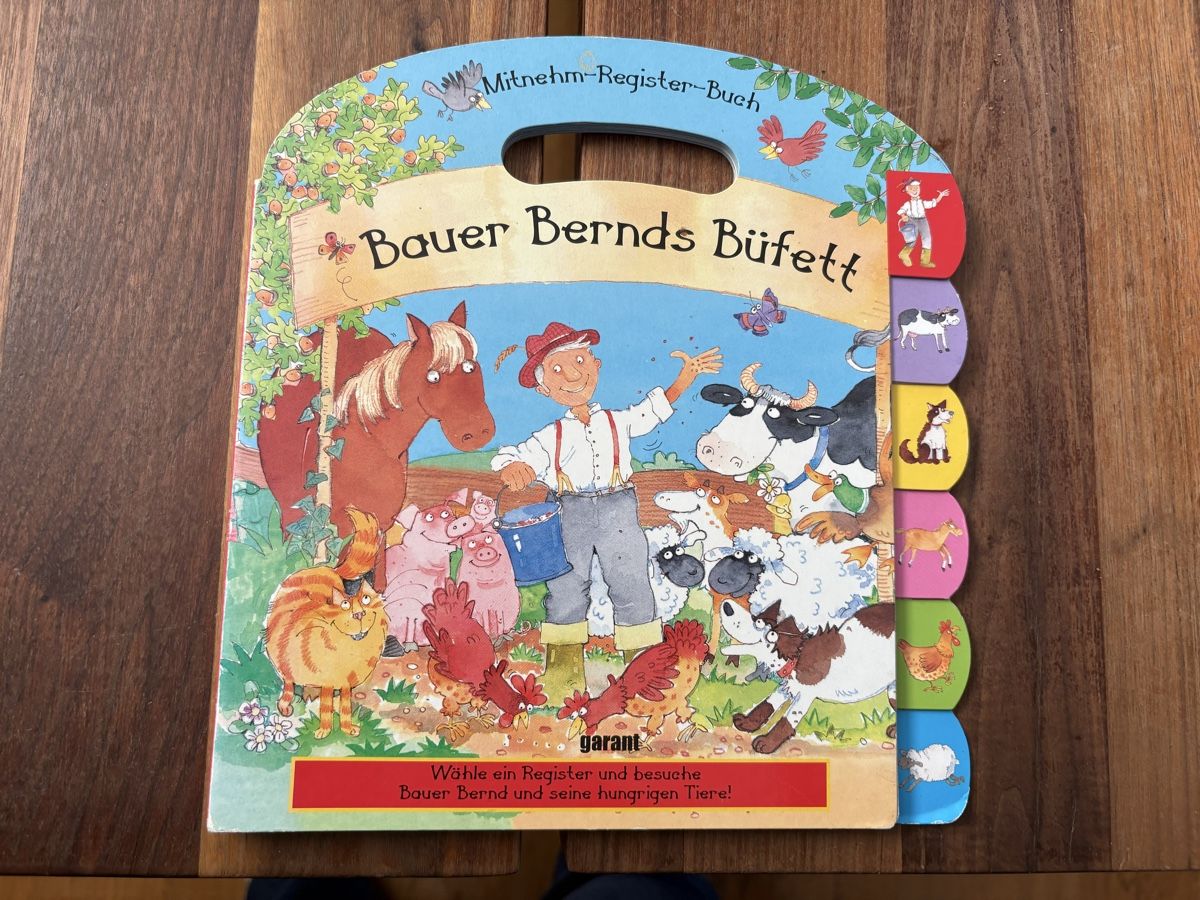 Libri: Kinderbuch Bauer Berns Büfett mit Register – Usato da Beromünster venduto da msklef 1