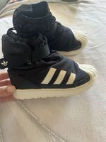 Stivaletti Adidas Superstar neri bianco buone condizioni