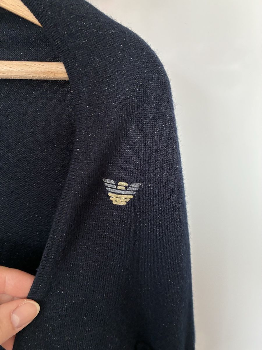 Armani Giacche & Cappotti: LIKE NEW!!! Armani scaldacuore blu scuro e lurex – Usato da Rüschlikon venduto da ant_5v7g 1